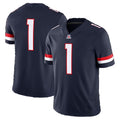 #1 A.Wildcats Navy Home Game Stitched American College Jersey