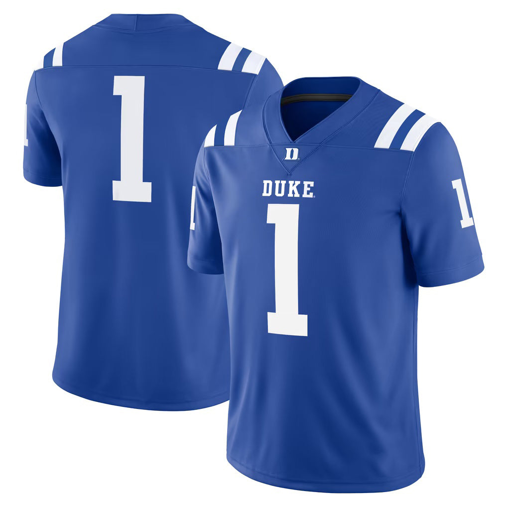 #1 D.Blue Devils Royal Game Stitched American College Jersey