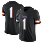 #1 F.Gators Black Alternate Game Stitched American College Jersey