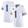 #1 F.Gators White Game Stitched American College Jersey