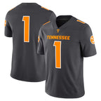 #1 T.Volunteers Alternate Game Anthracite Stitched American College Jersey