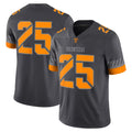 #25 T.Volunteers Anthracite Game Stitched American College Jersey