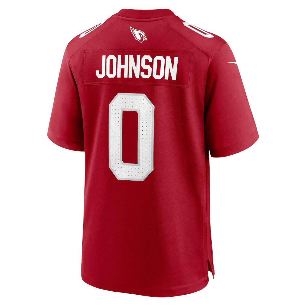 A.Cardinals #0 Will Johnson Cardinal Team Game Football Jersey