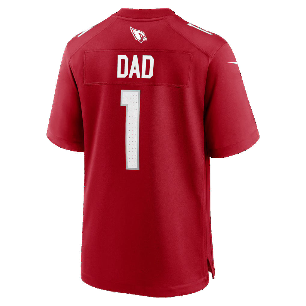 A.Cardinals #1 Dad Number Cardinal Game Football Jersey