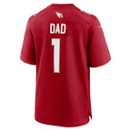 A.Cardinals #1 Dad Number Cardinal Game Football Jersey