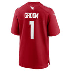 A.Cardinals #1 Groom Number Cardinal Game Football Jersey