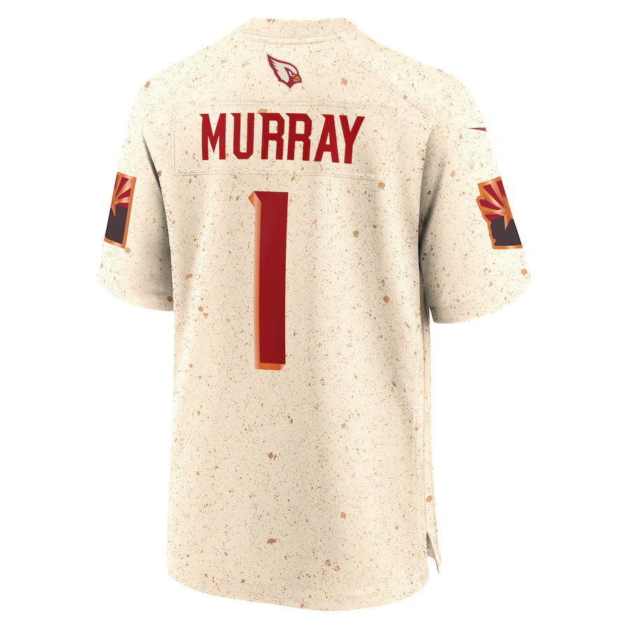A.Cardinals #1 Kyler Murray 2025 Rivalries Collection Game Jersey - Natural