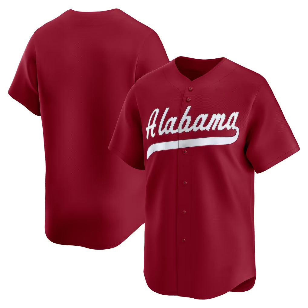 A.Crimson Tide Crimson Limited Stitched American College Jersey