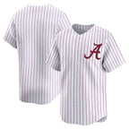 A.Crimson Tide White Limited Stitched American College Jersey