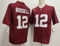 A.Crimson Tide #12 Keelon Russell Red 2026 F.U.S.E Stitched American College Jersey