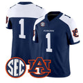 A.Tigers White Navy 2026 Vapor Limited Stitched American College Jersey