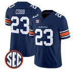 A.Tigers #23 Jeremiah Cobb Navy 2026 Vapor Limited Stitched American College Jersey