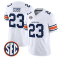 A.Tigers #23 Jeremiah Cobb White 2026 Vapor Limited Stitched American College Jersey