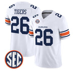 A.Tigers #26 Auburn Tigers White 2026 Vapor Limited Stitched American College Jersey
