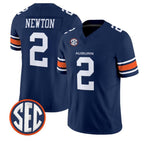 A.Tigers #2 Cam Newton Navy 2026 Vapor Limited Stitched American College Jersey