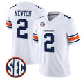 A.Tigers #2 Cam Newton White 2026 Vapor Limited Stitched American College Jersey
