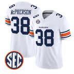 A.Tigers #38 Alex McPherson White 2026 Vapor Limited Stitched American College Jersey