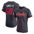 Atlanta Braves #29 John Smoltz Player Navy 2025 Speedway Classic Limited Elite Home Game Stitched Baseball Jersey