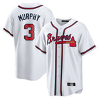 Atlanta Braves #3 Dale Murphy Player White Home Game Stitched Baseball Jersey