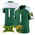 B.Bears White Green 2026 Vapor Limited Stitched American College Jersey