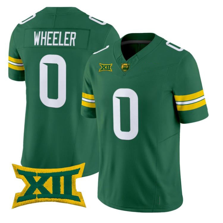 B.Bears #0 Hosea Wheeler Green 2026 Vapor Limited Stitched American College Jersey