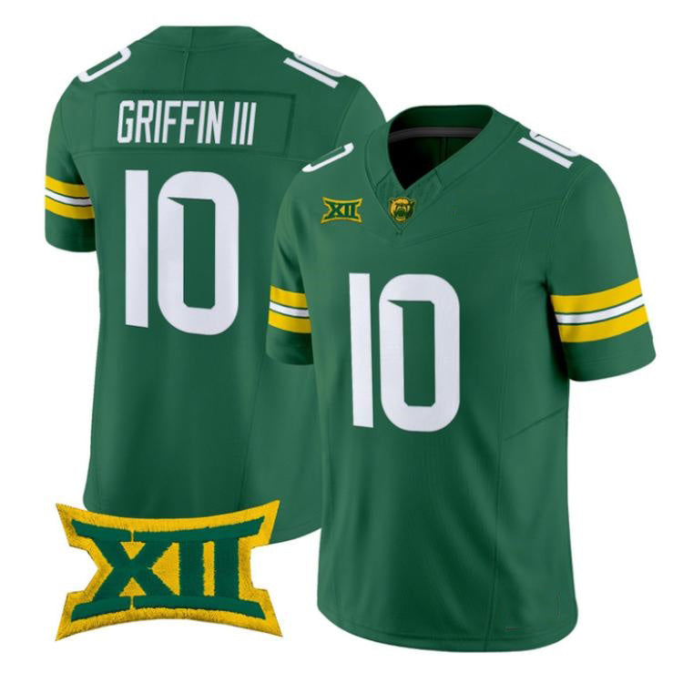 B.Bears #10 Robert Griffin III Green 2026 Vapor Limited Stitched American College Jersey