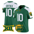 B.Bears #10 Robert Griffin III White Green2026 Vapor Limited Stitched American College Jersey