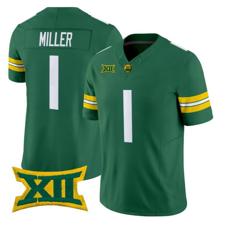 B.Bears #1 Dre'lon Miller Green 2026 Vapor Limited Stitched American College Jersey