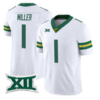 B.Bears #1 Dre'lon Miller White 2026 Vapor Limited Stitched American College Jersey