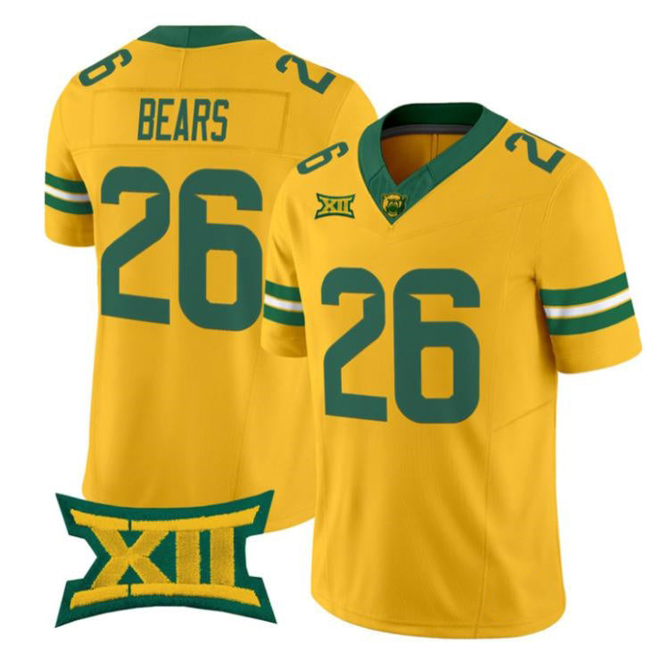 B.Bears #26 Bears Gold 2026 Vapor Limited Stitched American College Jersey