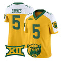 B.Bears #5 Travion Barnes White Gold 2026 Vapor Limited Stitched American College Jersey