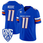 B.State Broncos #11 Kellen Moore Royal 2026 Vapor Limited Stitched American College Jersey