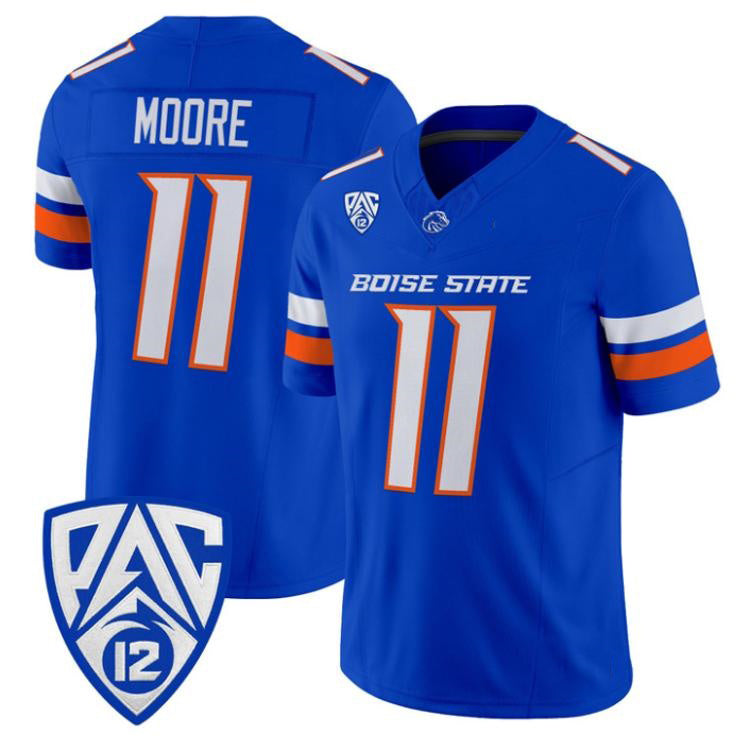 B.State Broncos #11 Kellen Moore Royal 2026 Vapor Limited Stitched American College Jersey