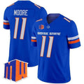 B.State Broncos #11 Kellen Moore Royal 2026 Vapor Limited Stitched American College Jersey