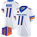 B.State Broncos #11 Kellen Moore White 2026 Vapor Limited Stitched American College Jersey