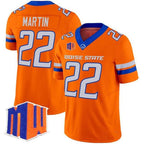 B.State Broncos #22 Doug Martin Orange 2026 Vapor Limited Stitched American College Jersey
