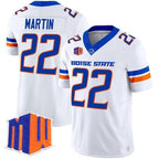 B.State Broncos #22 Doug Martin White 2026 Vapor Limited Stitched American College Jersey