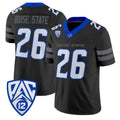 B.State Broncos #26 Boise State Black 2026 Vapor Limited Stitched American College Jersey