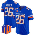 B.State Broncos #26 Sire Gaines Royal 2026 Vapor Limited Stitched American College Jersey