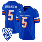 B.State Broncos #5 Jayden Virgin-Morgan Royal 2026 Vapor Limited Stitched American College Jersey
