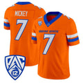 B.State Broncos #7 Jaden Mickey Orange 2026 Vapor Limited Stitched American College Jersey