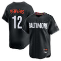Baltimore Orioles #12 Dylan Beavers Player Black City Connect Limited Home Game Stitched Baseball Jersey