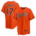 Baltimore Orioles #17 Colton Cowser Player Orange Home Game Stitched Baseball Jersey