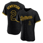 Baltimore Orioles #2 Gunnar Henderson Player Black Snake Skin City Limited Elite Home Stitched Baseball Jersey