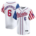 Baltimore Orioles #6 Ryan Mountcastle Player White Independence Day Vapor Premier Home Game Stitched Baseball Jersey