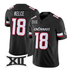 C.Bearcats #18 Travis Kelce Black 2026 Vapor Limited Stitched American College Jersey