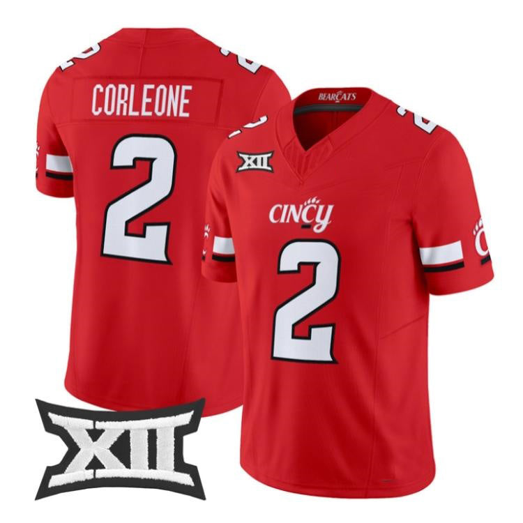 C.Bearcats #2 Dontay Corleone Red 2026 Vapor Limited Stitched American College Jersey