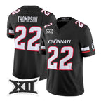C.Bearcats #22 Jonathan Thompson Black 2026 Vapor Limited Stitched American College Jersey