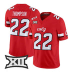 C.Bearcats #22 Jonathan Thompson Red 2026 Vapor Limited Stitched American College Jersey