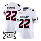 C.Bearcats #22 Jonathan Thompson White 2026 Vapor Limited Stitched American College Jersey